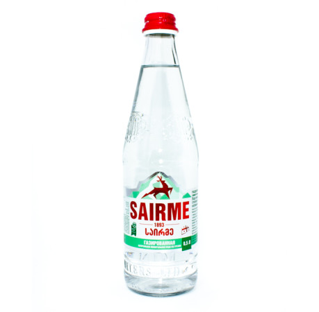 Вода питьевая минеральная Sairme газированная ст/б 0,5л